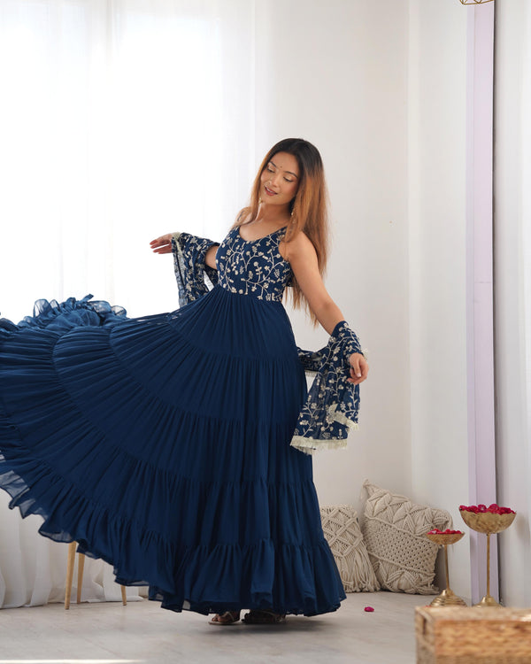 Elegant & Festive Anarkali suit