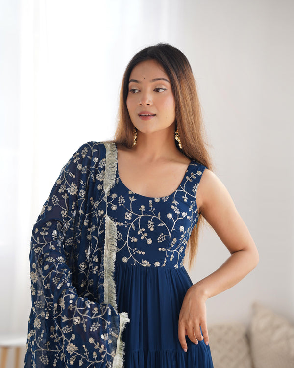 Elegant & Festive Anarkali suit