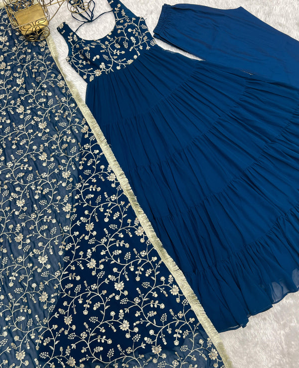 Elegant & Festive Anarkali suit