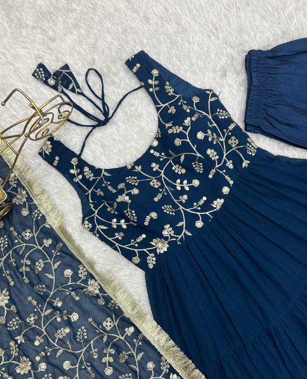 Elegant & Festive Anarkali suit