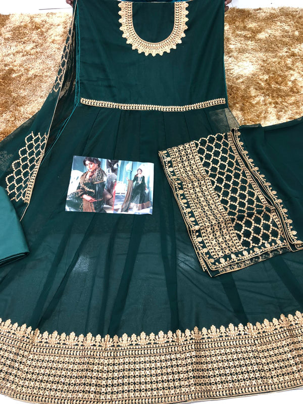 Anarkali-style ensemble Dress