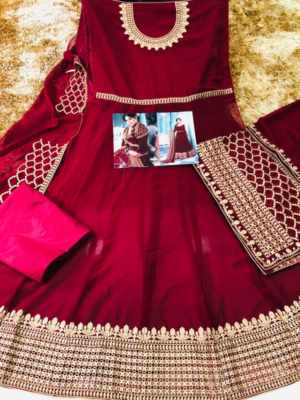 Anarkali-style ensemble Dress