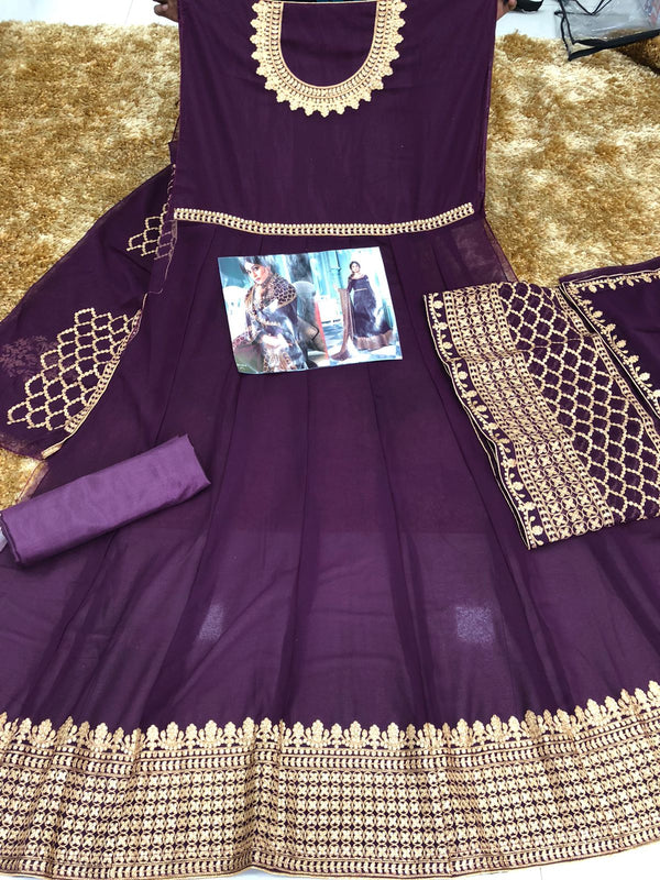 Anarkali-style ensemble Dress