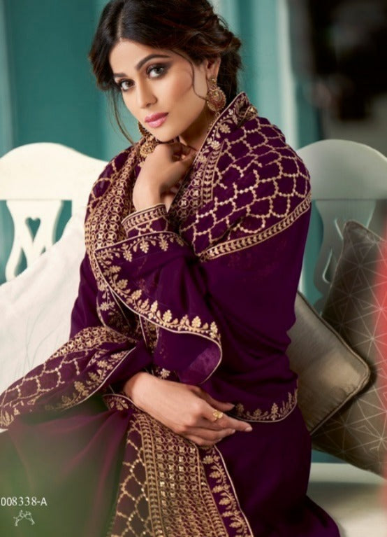 Anarkali-style ensemble Dress