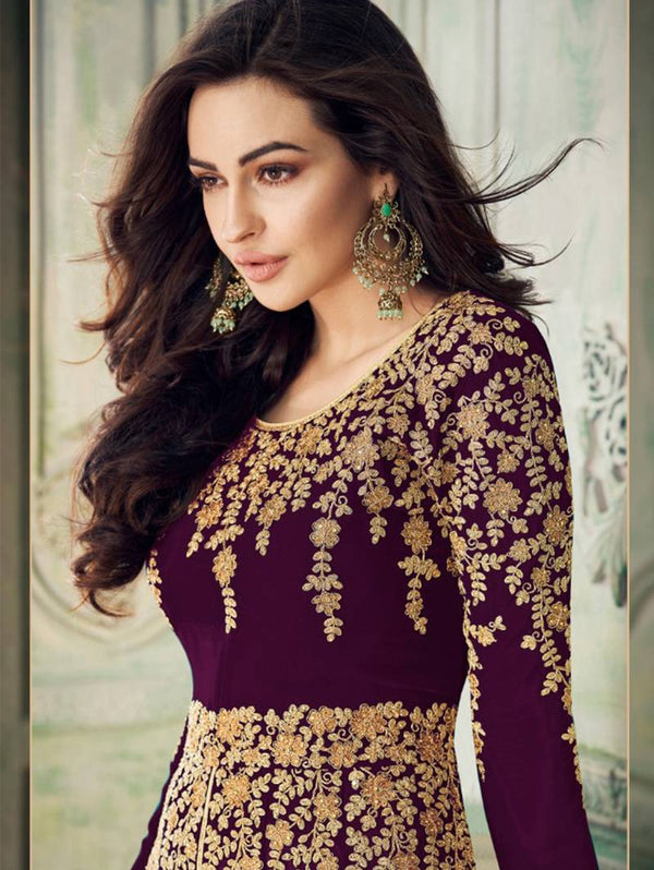 Faux Georgette Designer Anarkali Suit