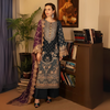 Embroidered Ensemble in Fox Georgette & Santoon Silk
