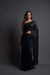 Fashion Berry Plain Sequence Party Wear Style Fancy Saree
