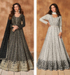 Georgette Embellished Sequins Stitched Anarkali Suit Set