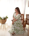 Pure Soft Georgette with Floral gown
