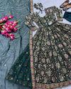 3 Piece Heavy Faux Georgette Anarkali Dress