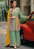 Multi Chinon Embroidery Work Suit