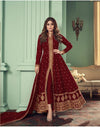 Georgette Designer Anarkali Dress With Zari Work