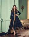 Georgette Designer Anarkali Dress With Zari Work