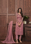Latest Net Embroidered Stone Work Trouser Suit