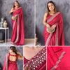 Heavy Vichitra Fabric Party Wear Saree