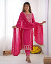 Luxurious Heavy Chinon Silk Suit Set 3pcs