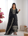 Zari Embroidered with Intricate Sequins Suit