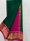 Semi Mysore Crepe Silk Saree