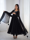 Elegant 3-Piece Fox Georgette Anarkali