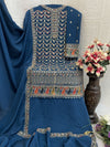 Luxury Chinon Embroidery Dress