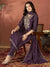 Sequence Embroidery Vichitra Suit