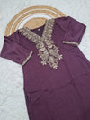 Sequence Embroidery Vichitra Suit