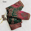Copper Jari With 4 Sequence Heavy Embroidery Work Blouse