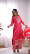 Zari Embroidered with Intricate Sequins Suit