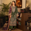Embroidered Ensemble in Fox Georgette & Santoon Silk